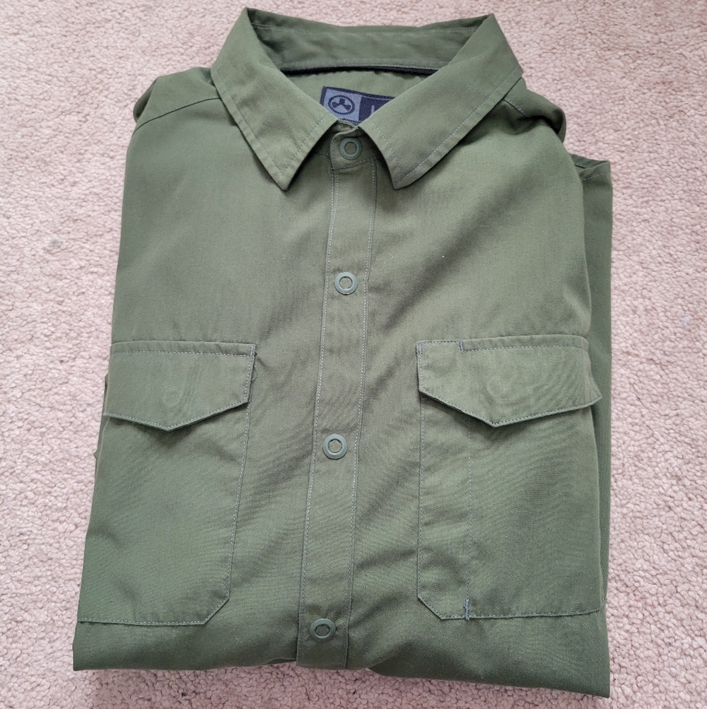Magpul Olive Green Button Down Size Large